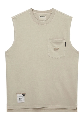 Musium Div. sleeveless pocket T-shirt - Neutrals