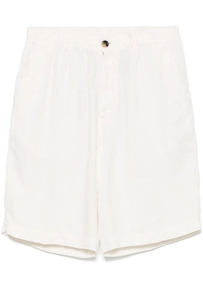 Brunello Cucinelli linen shorts - White