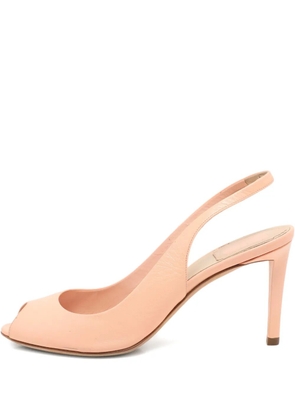 Christian Dior Pre-Owned peep-toe leather pump - Pink