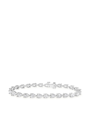 Jewels Aficionado 18K white gold diamond tennis bracelet - Silver