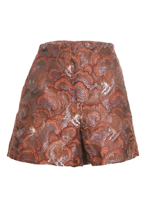 SANDRO Tiger paisley shorts - Brown