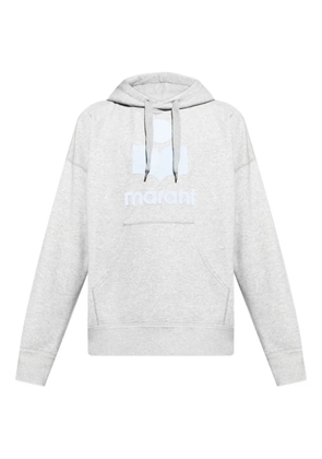 MARANT logo-print hoodie - Blue