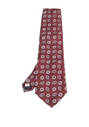 Brioni Vintage 2024 floral paisley tie - Red
