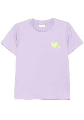 CHOCOOLATE logo-patch T-shirt - Purple
