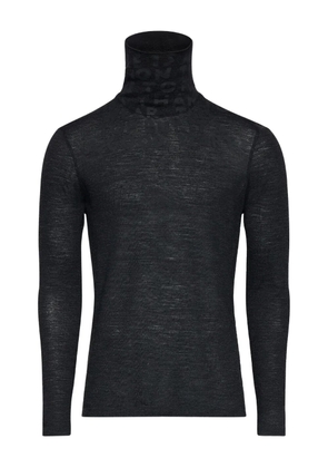 MM6 Maison Margiela roll-neck long-sleeve top - Black