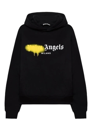Palm Angels Spray City Milan logo hoodie - Black