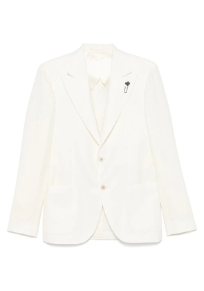 Lardini single-breasted blazer - White