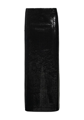 TOTEME slit floor skirt - Black