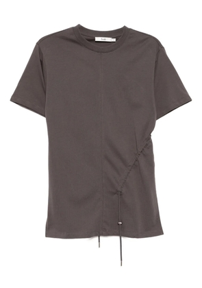 b+ab gathered T-shirt - Grey