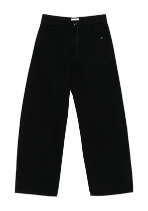 AMISH drawstring-waist jeans - Black