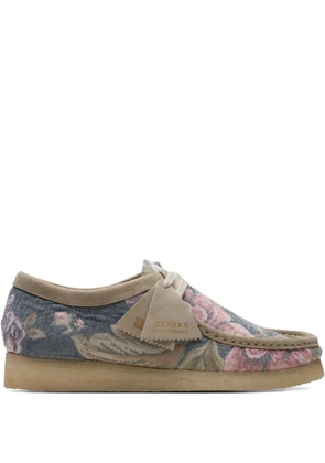 Clarks Originals floral-pattern 'Grey' derby shoes