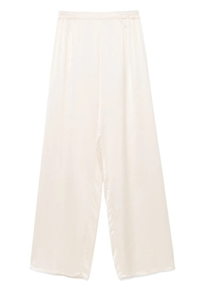 Gentry Portofino satin trousers - Neutrals