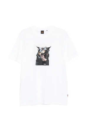 BOSS graphic-print T-shirt - White