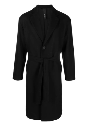 Hevo Cisternino belted single-breasted coat - Black