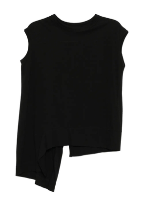 Yohji Yamamoto cotton vest - Black