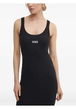 Gestuz side-split maxi dress - Black