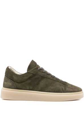 Low Brand suede lace-up sneakers - Green