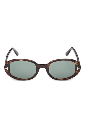 TOM FORD Eyewear oval-frame sunglasses - Brown