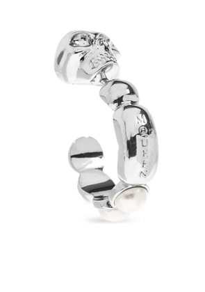 Alexander McQueen skull earring - Silver