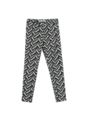 Issey Miyake Pre-Owned stretchy trousers - Black