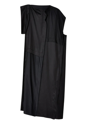 MM6 Maison Margiela single-sleeve maxi dress - Black