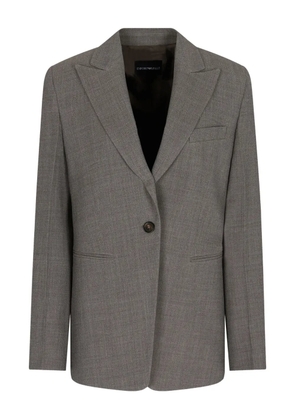 Emporio Armani single-breated blazer - Grey