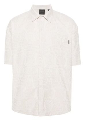Daily Paper Zuri macramé-jacquard shirt - Neutrals