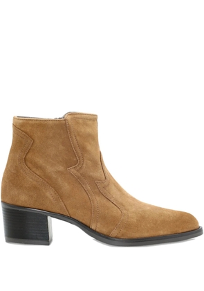 Ron White 50mm Wayva star-detail boots - Brown