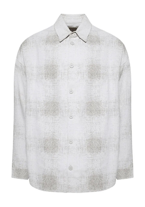 MISBHV plaid button-up shirt - White