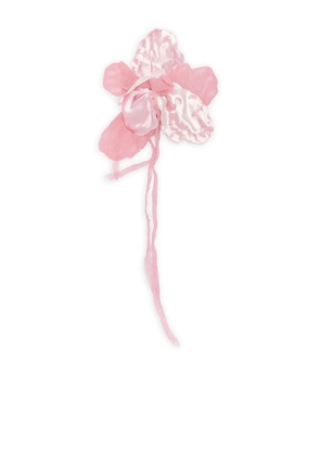 Alberta Ferretti flower brooch - Pink