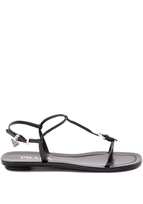 Prada thong-strap sandals - Black