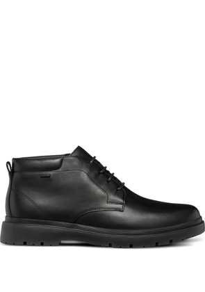 Geox lace-up leather boots - Black