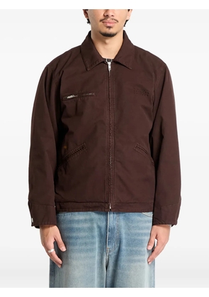 MM6 Maison Margiela logo-embroidered jacket - Brown