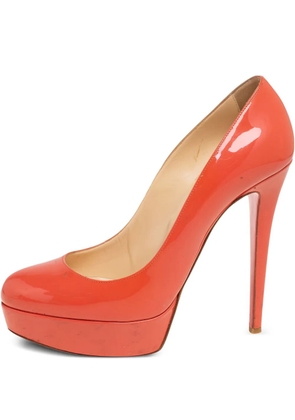 Christian Louboutin Pre-Owned 130mm platform pumps - Orange