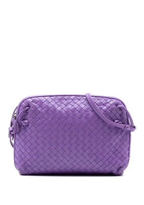 Bottega Veneta Pre-Owned 2012-2025 Nappa Intrecciato Nodini crossbody bag - Purple