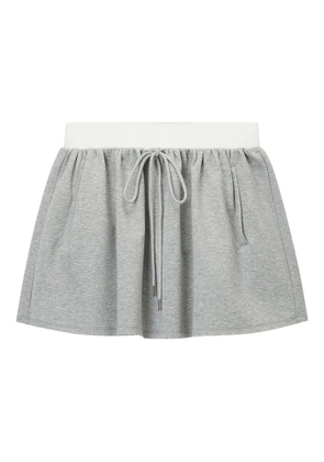 b+ab cotton-blend skirt - Grey