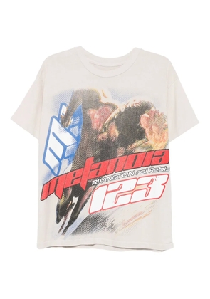 RRR123 graphic-print T-shirt - Grey