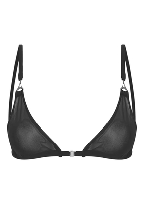 Manière De Voir mesh adjustable bralette - Black