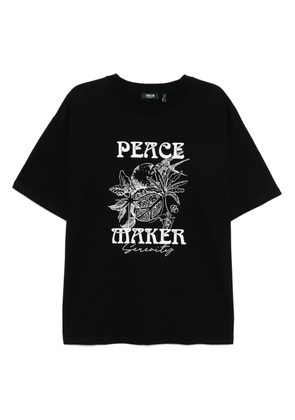 FIVE CM graphic-print T-shirt - Black