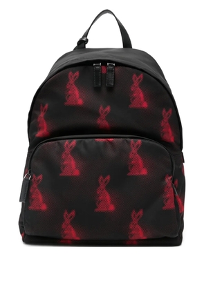 Prada rabbit-print backpack - Black