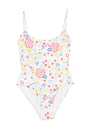 CHANEL Pre-Owned 1990-2000s swimwear swimsuit - White