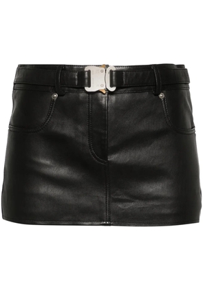 1017 ALYX 9SM leather mini skirt - Black
