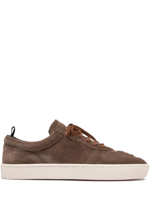 Officine Creative KRAB 001 suede leather sneakers - Brown