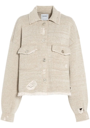 Barrie denim fringed jacket - Neutrals