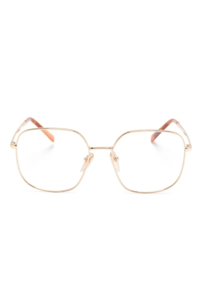 Prada Eyewear VPR A59 hexagonal-frame glasses - Gold
