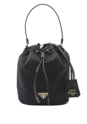 Prada Pre-Owned 2020s re-edition 1978 drawstring tote bag - Black