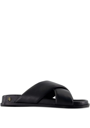 ANINE BING Emi crossover-strap sandals - Black