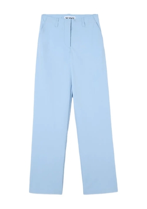 Sunnei logo-tag trousers - Blue