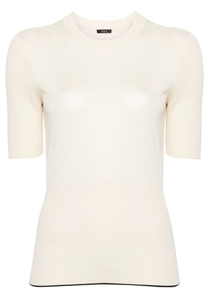 JOSEPH contrasting-trim fine-knit jumper - Neutrals