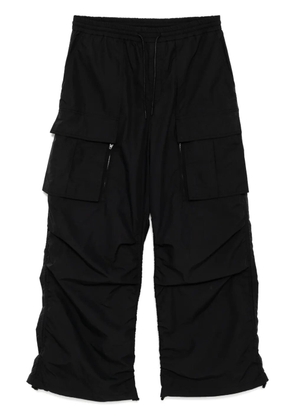 Juun.J front cargo pocket pants - Black
